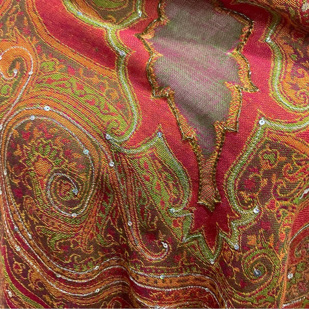 Bernie of New York 100% Wool Scarf Large Scarf Wrap - Picture 9 of 12